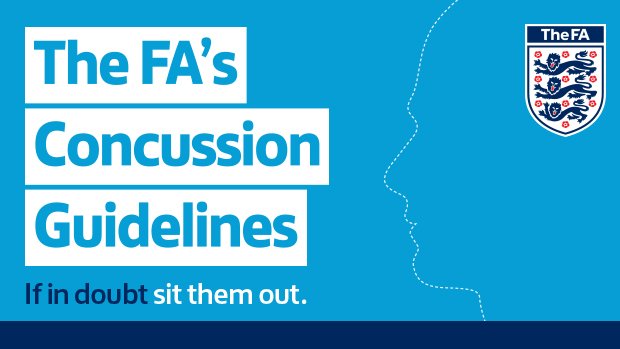 HertfordshireFA's tweet photo. "If in doubt, sit them out" | Read The @FA's new #Concussion Guidelines here - https://t.co/auJvAMF650 https://t.co/W060orjk3e