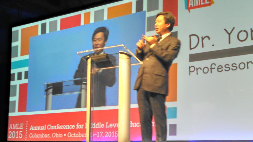 rickwormeli2's tweet photo. Really enjoyed Dr. Yong Zhao at #AMLE2015 this year. 'Highly recommend his books. https://t.co/HuBisGj1Rk