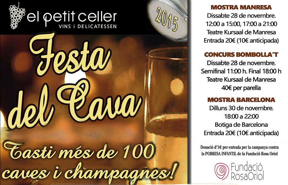 TOTS TENIU JA LES ENTRADES PER A LA FESTA DEL CAVA?? El que avisa no és traïdor on.fb.me/1SjUsKk