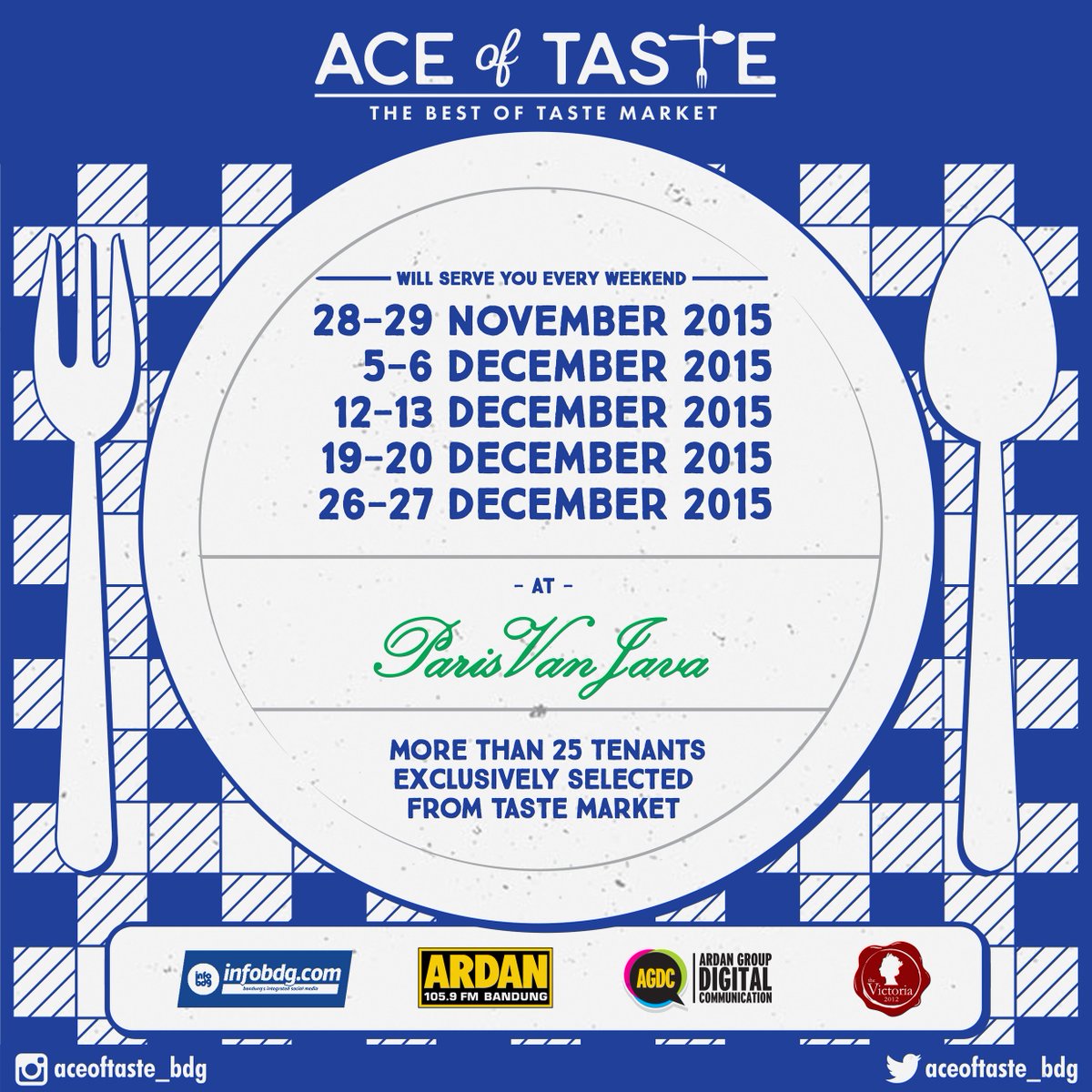 Kangen sama Taste Market? Udah tau kan skrg kita punya jg <a href="/aceoftaste_bdg/">Ace of Taste</a> dgn puluhan tenant F&amp;B yang enak-enak! #ad