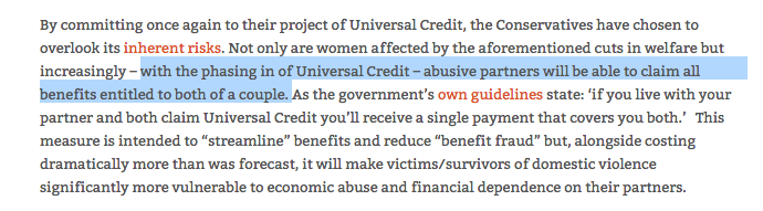 SistersUncut's tweet photo. How Universal Credit makes it harder for women to leave abusive partners: #spendingreview (https://t.co/0dvYG75TLE) https://t.co/QXBnoXsvvU
