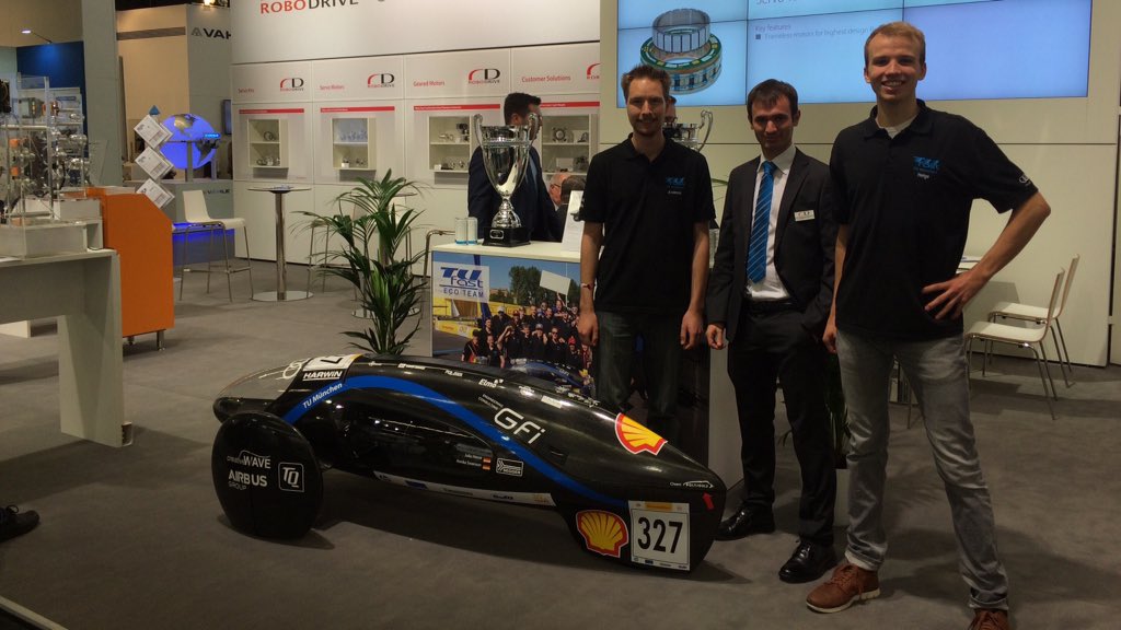 Having a great time at #SPS15 representing awesome and efficient motors by #TQSystems and #RoboDrive !