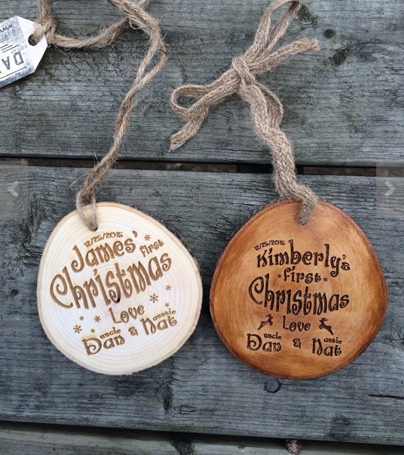 Working on our first line of #engraved products. But we have #christmas tree #ornaments etsy.me/1Iam5Fb now!