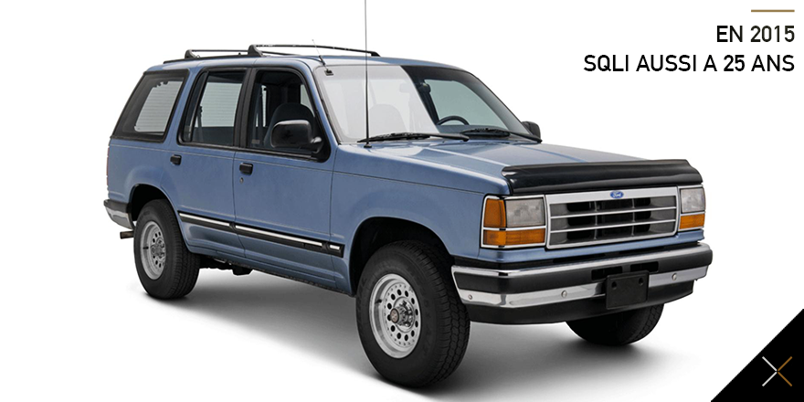 SQLI_FR's tweet photo. Il y a 25 ans, en mars 1990, Le Ford Explorer était lancé commercialement par #FORD pour la première fois #SQLI25 https://t.co/6LtcMhCIPd