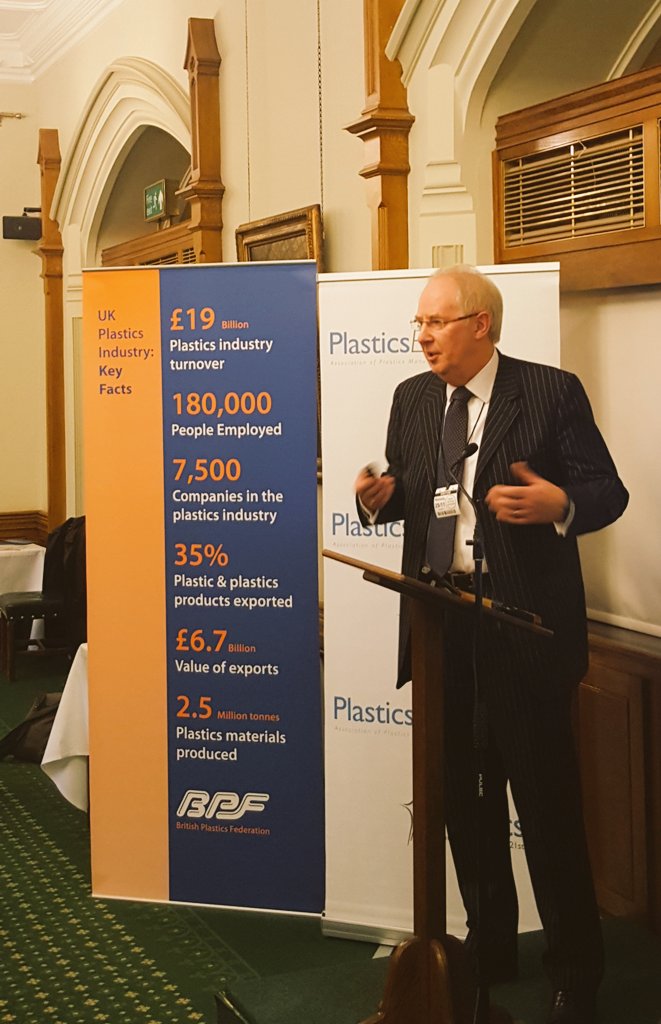TotalEventsUK's tweet photo. Barry Turner @pafa_uk delivers his speech to a packed out room at the #Plastics2020 Reception in the @HouseofCommons https://t.co/jF1B9wF0Ix