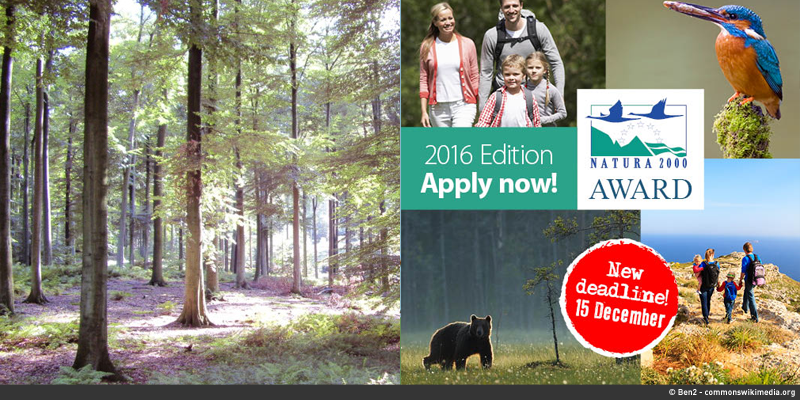 adelphi_berlin's tweet photo. European #Natura2000 Award deadline extended by two weeks! Apply until 15 Dec 2015: https://t.co/nxFe4nYEtk @EU_ENV https://t.co/SOQTvt8e1N