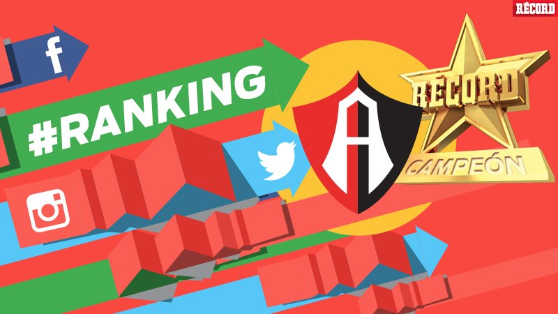 record_mexico's tweet photo. Atlas se corona Bicampeón del RANKING RÉCORD de redes sociales ¡Felicidades rojinegros! https://t.co/1bfDmecPWv https://t.co/4Ute0hIcYl
