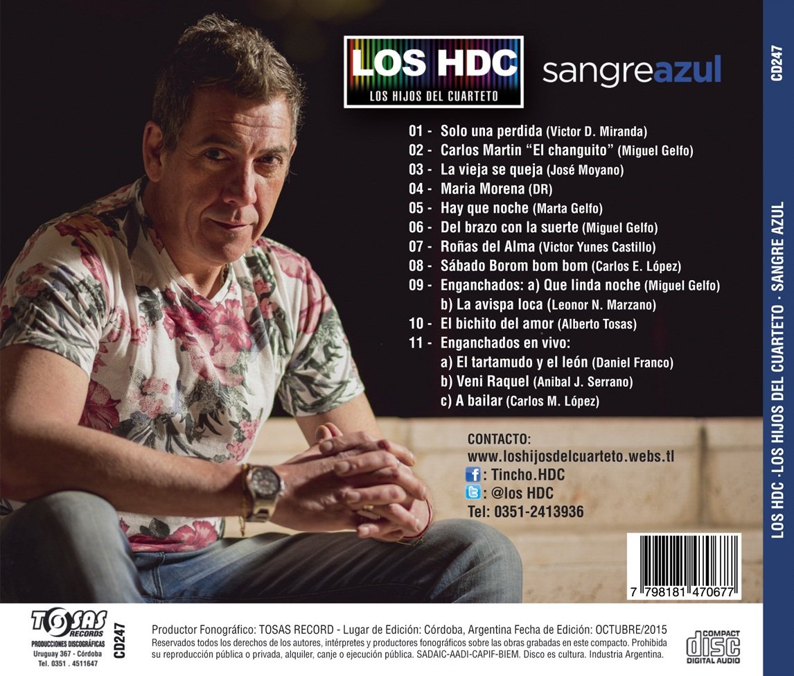 loshdc's tweet photo. #sangreazul ya en las disquerias !! justo para las fiestas !! y a #cuartetear. @martinrolangok https://t.co/IbaTqD1ksy