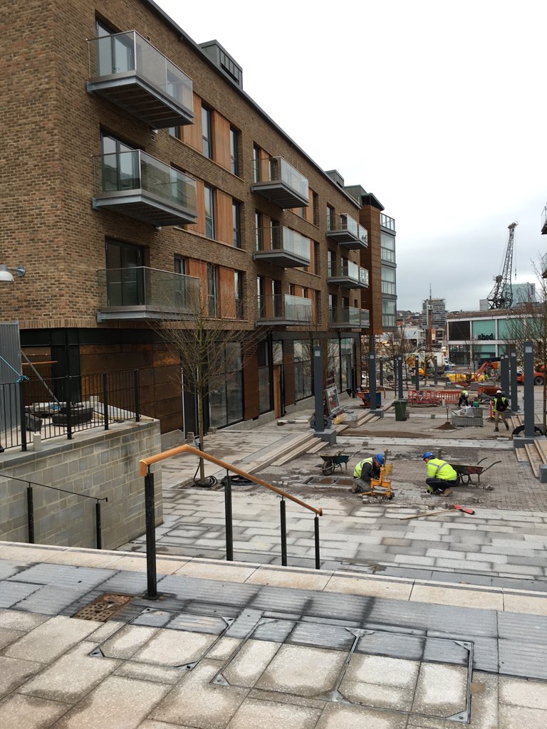 WappingWharf1's tweet photo. #wappingwharf #bristol #southville Finishing touches. https://t.co/QULUKp1wti