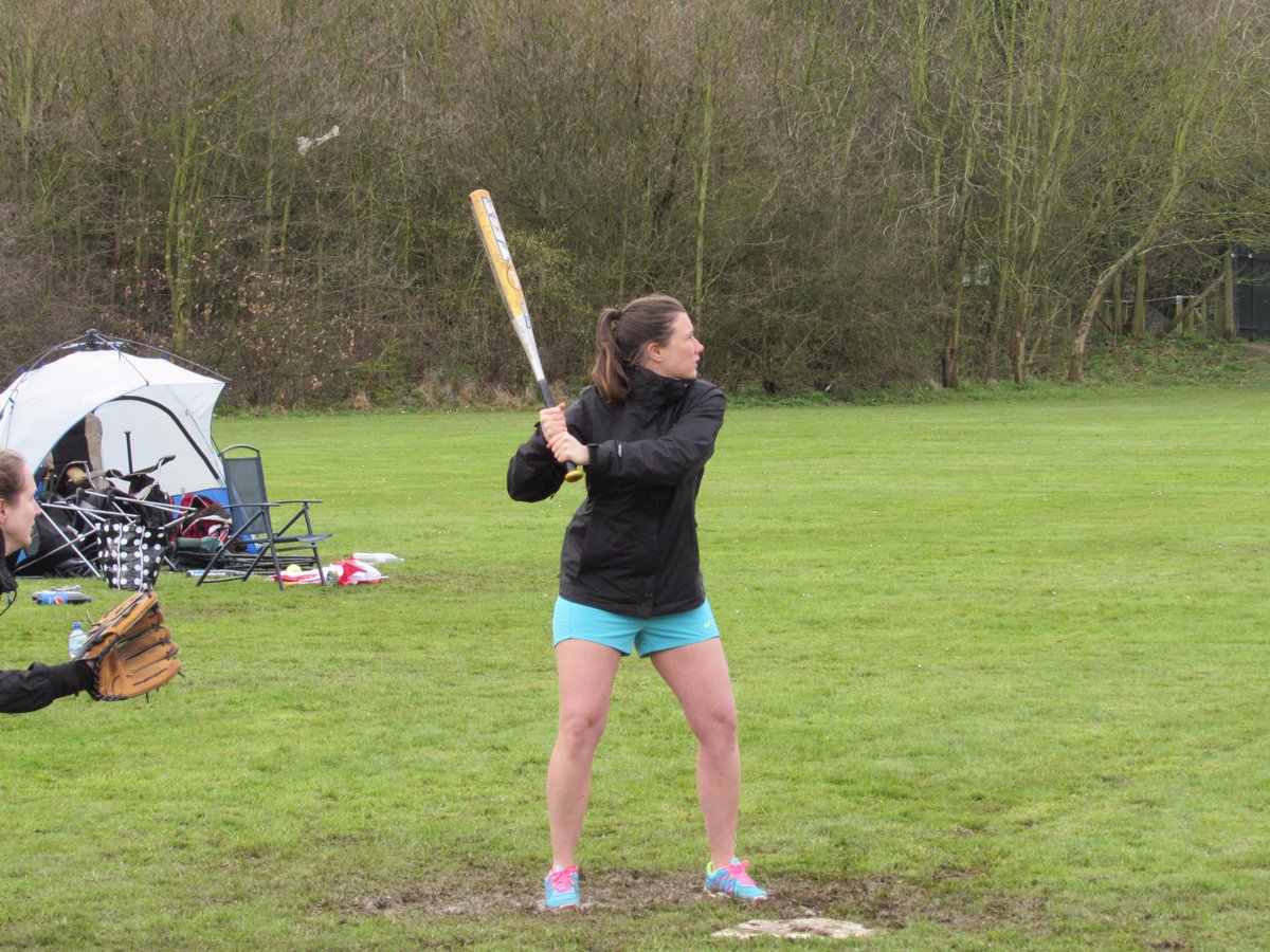 LboroSB's tweet photo. @alicefoster is our #HeyEwePow for her performance at indoors &amp; mainly for her celebration of her 1st HR @LboroSport https://t.co/1ap2LKcDRT