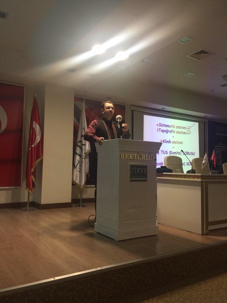 Sn.Prof.Dr.Süleyman Murat Tağıl: "Anatominin %85 i ezber değildir."