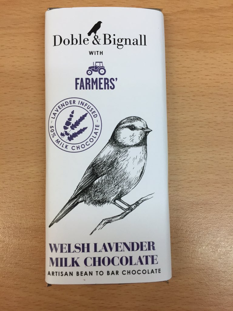 DobleBignall's tweet photo. News, news, big brood of @welshlavender #lavender #milkchocolate off to FARMERS'. A new bird too! https://t.co/ACQvo8tfeT
