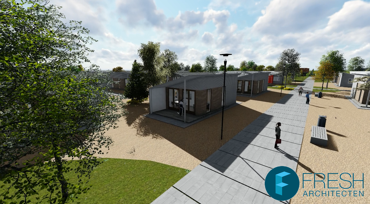 FreshArchitects's tweet photo. Iov RS Development hebben we een variant gemaakt op de S-Home; een complete, maar compact geschakelde vakantiewoning https://t.co/pxDAcMmkhn