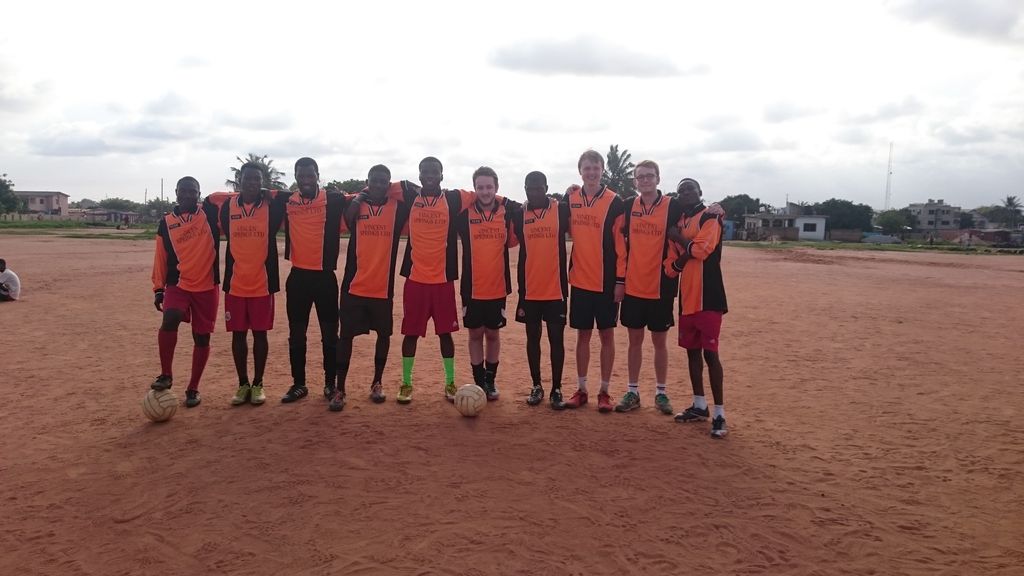 Thankyou again <a href="/RLSsport/">Royal Latin PE</a> <a href="/TheRoyalLatin/">RLS</a> for the kit donation! Made these kids in Ghana very happy!