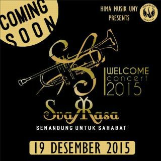 Bakal seru banget,bakal banyak penampilan menarik, so jangan sampai gak nonton yaa gaes.. #welcomeconcert #svarasa