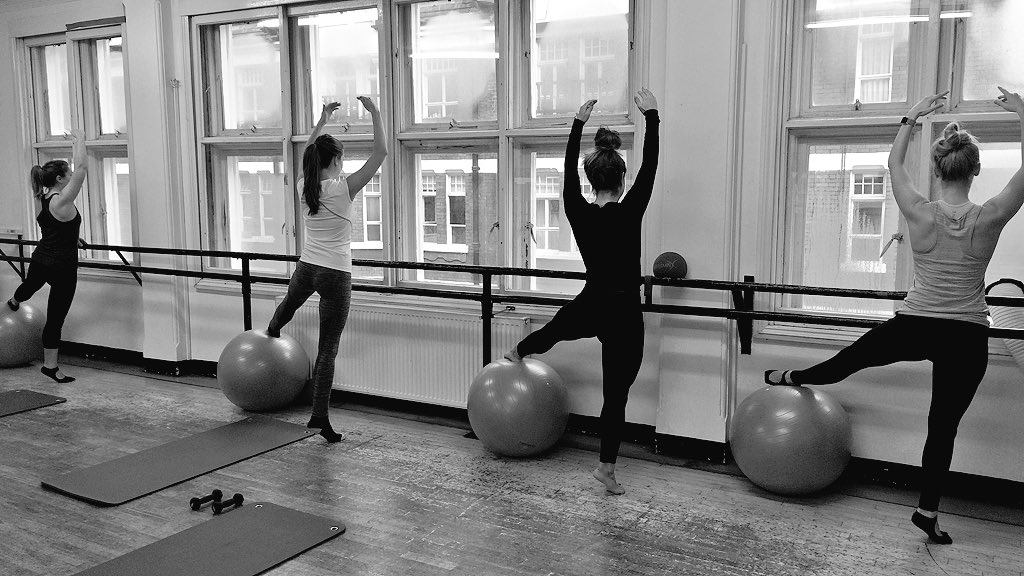 kristen_wojo's tweet photo. My gorgeous Ladies balancing at the barre @XBLondon. #xtendyourlimits #fitball #ThisGirlCan https://t.co/dbXyBPfWQU