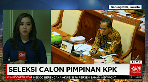 Laporan Dea Intan Kartika: Komisi III DPR tunda seleksi calon pemimpin KPK, salah satunya karena tiada unsur jaksa.