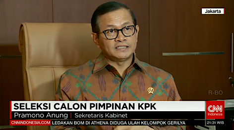 Pemerintah telah berkomunikasi dengan DPR untuk mencari titik temu mengenai calon pemimpin KPK, kata <a href="/pramonoanung/">Pramono Anung (IG : @pramonoanungw)</a>.