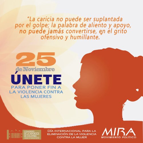 AnaPaolaAgudelo's tweet photo. Nos unimos a  la campaña @ONUMujeres para poner fin la violencia contra mujeres y niñas #orangetheworld #16dias https://t.co/bIecYrgntr