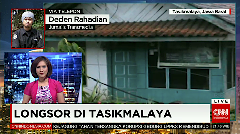 Laporan Deden Rahadian: Pencarian korban atas nama Ujang dihentikan, karena sulitnya medan dan kurang penerangan.