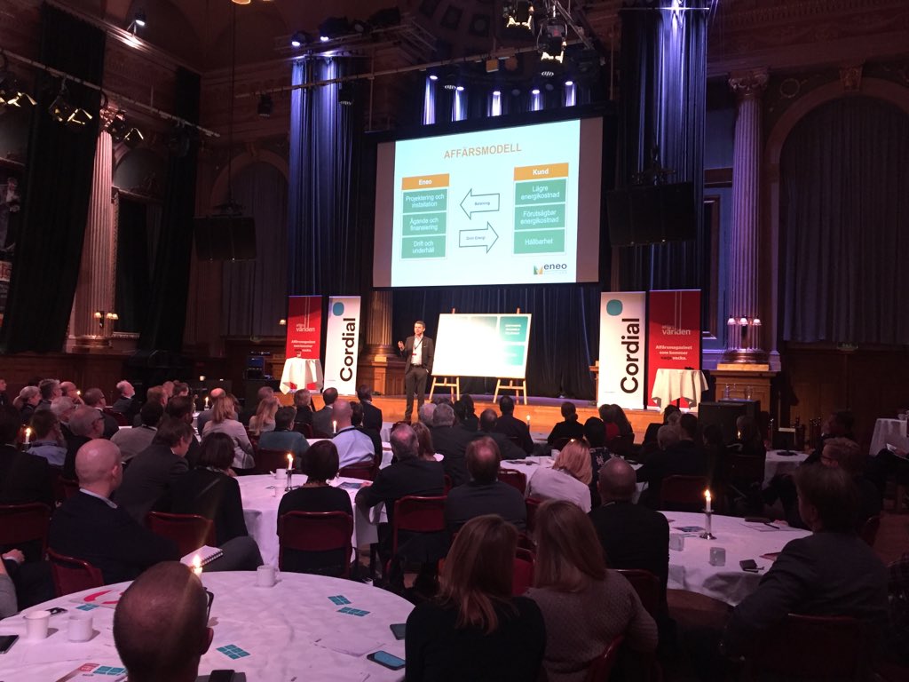 lisetormod's tweet photo. Vinnare av Årets svenska affärsmodellutmanare - Eneo Solutions! Grattis! #bms2015 https://t.co/r0pZNqau2V