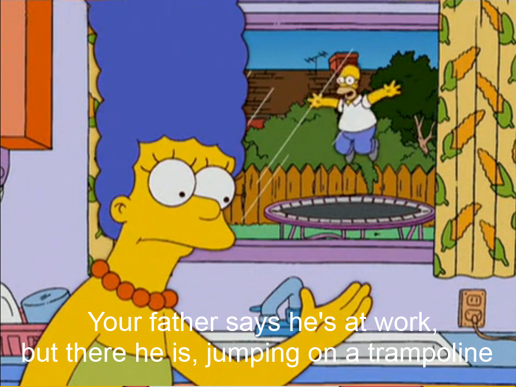 bestofhomer's tweet photo. Don't trust your fathers! #pic https://t.co/4VUv5upDmW