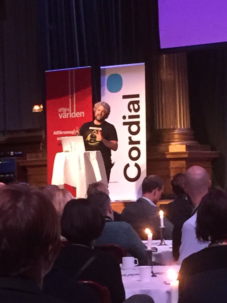 CordialAB's tweet photo. Det som inte blir lyckosamt har vi också lärt oss något av"! @presidentkonrad på #bms2015 https://t.co/NuO920vPBw