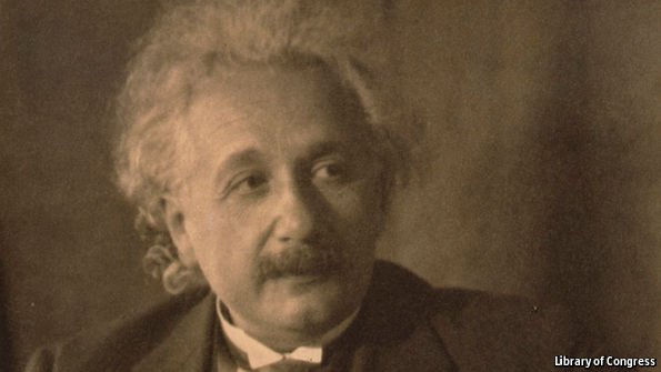 TheEconomist's tweet photo. What exactly is Einstein's general theory of relativity all about? https://t.co/7JARlHgP64 https://t.co/V0f66lGjgv