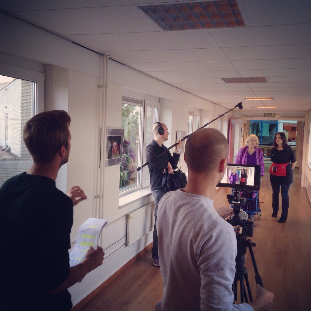 hrmlth's tweet image. Weer een bijzondere shoot gehad vandaag!! Film over zingeving/levensvragen in opdracht van Vilans. @MarijeVermaas
