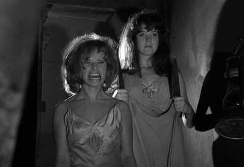 Happy birthday to Beverly Washburn who played Elizabeth(left) in SPIDER BABY(1967). 