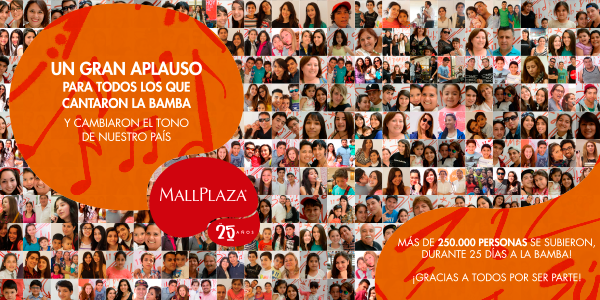 MallplazaCL's tweet photo. ¿Fuiste uno de los 250.000 que se subió a La Bamba? Haz RT si tú también te subiste #SubeteALaBamba https://t.co/hjjxHPJVYT