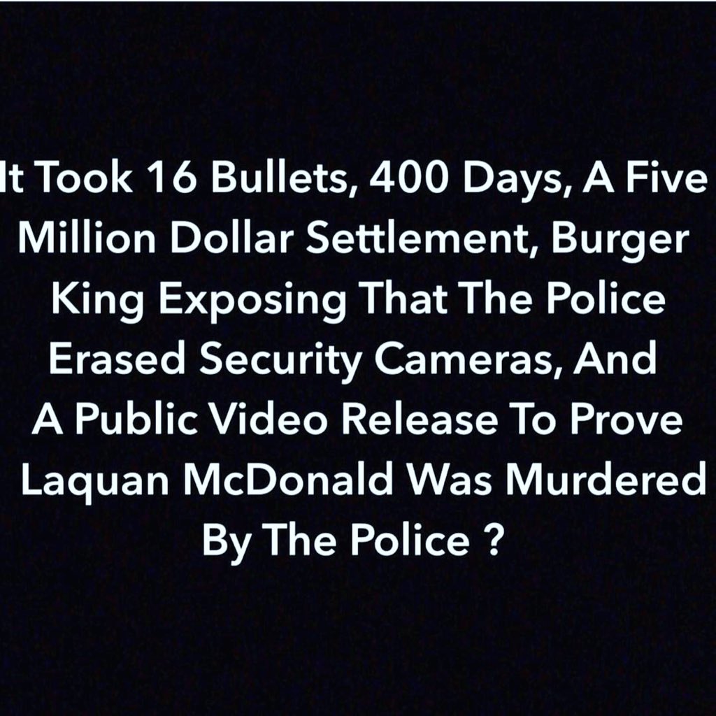 JussieSmollett's tweet photo. Let us not get desensitized or sidetracked. Let us stay vigilant,prayerful,together &amp; strong. #LaquanMcDonald 🙏🏿 https://t.co/fmPtlyNuqf