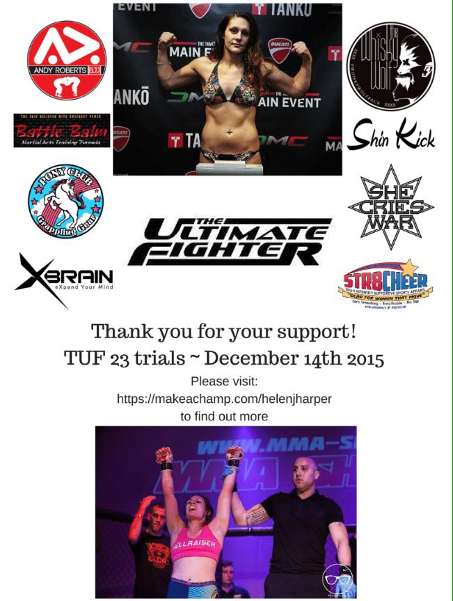 #theultimatefighter #TUF23 <a href="/STR8_CHEER/">STR8_CHEER</a> <a href="/shecrieswar/">She Cries War</a> <a href="/XbrainUk/">XBrain Ltd</a> <a href="/TheWhiskyWolf/">Oliver</a> <a href="/BattleBalm/">Battle Balm</a> <a href="/AndyRobertsBJJ/">Andy Roberts BJJ</a>