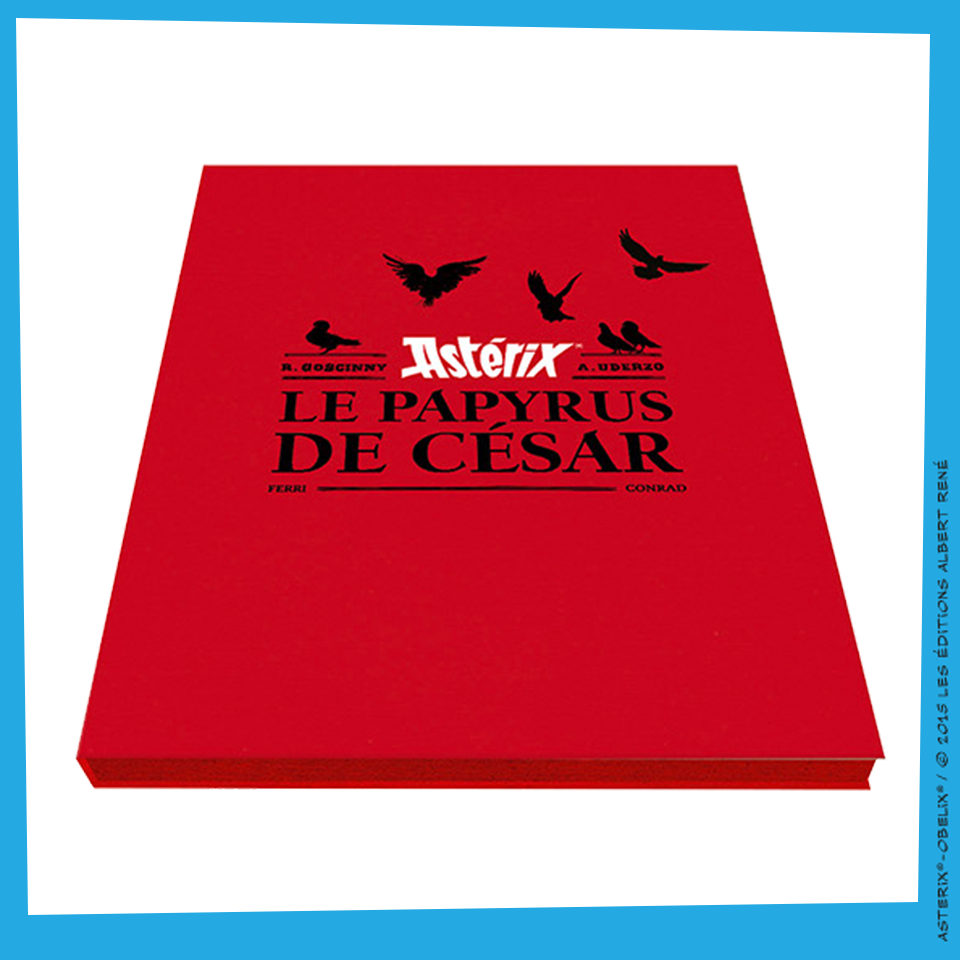 asterixofficiel's tweet photo. Pas une minute à perdre pour se procurer l'ArtBook du #PapyrusDeCesar ! Disponible en seulement 1400 exemplaires ! https://t.co/Uqi2UUI7JT
