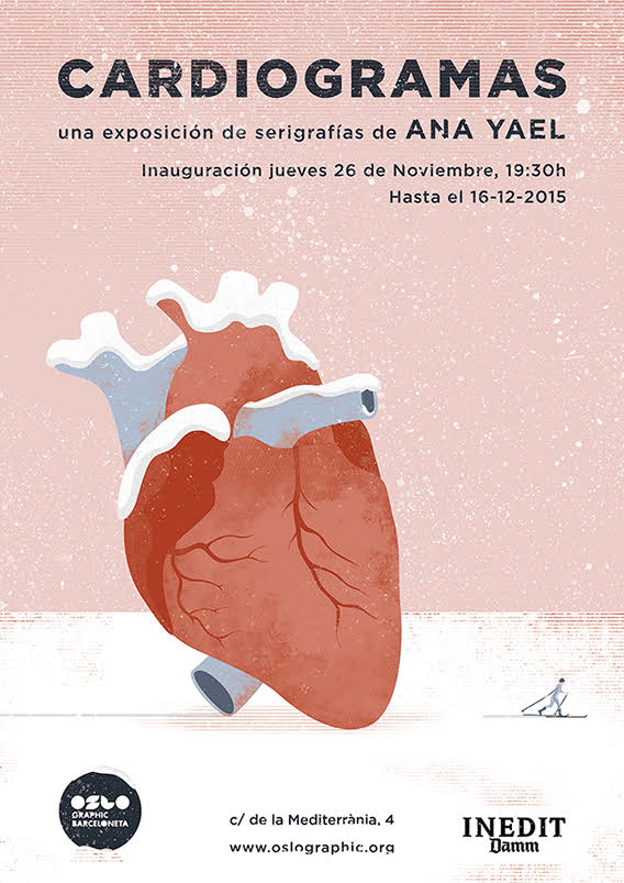 lapaisanacg's tweet photo. Mañana jueves #anayael inaugura #cardiogramas con #OsloGraphicBarceloneta! Quien avisa no es traidor! ;) https://t.co/YS635pI1Pg