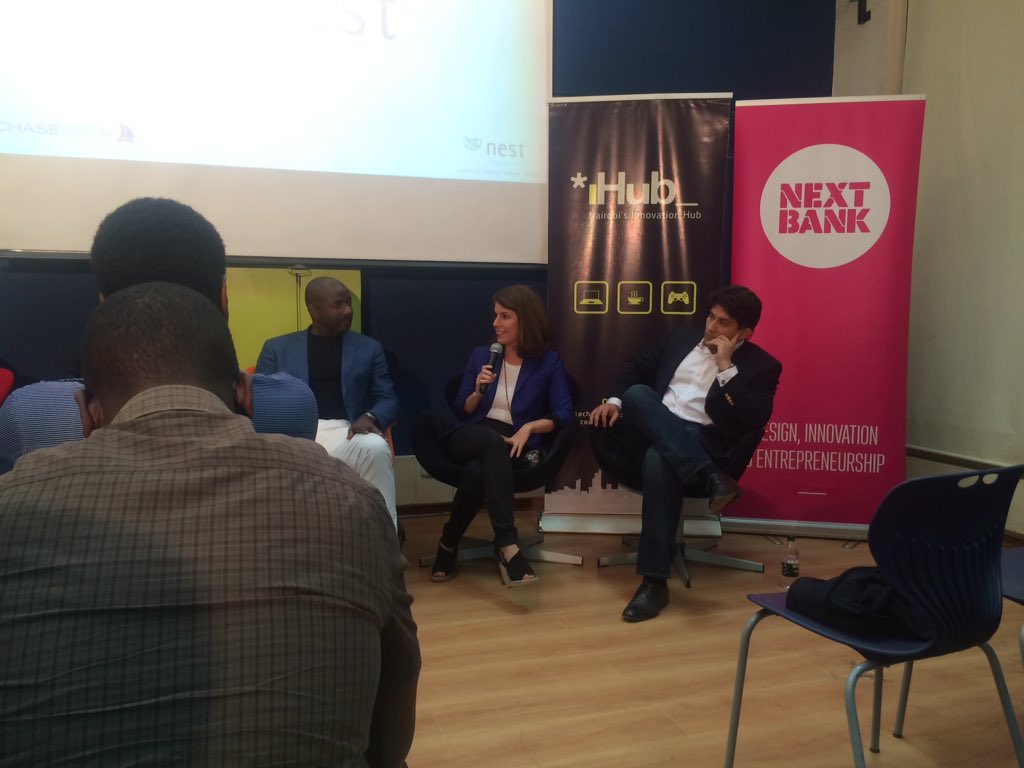 .<a href="/erossiello/">Elizabeth Rossiello</a> speaking at #ihub #whatsnext about rapidly improving infrastructure <a href="/BitPesa/">Aiko</a>