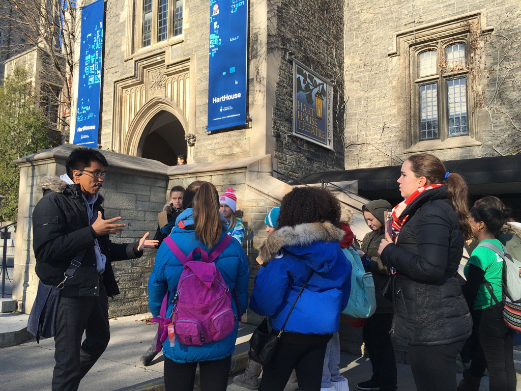Ms_K_Anderson's tweet photo. @HNMCS_ECO students out and about @UofT on a tour to learn about best environmental practices! #GoGreen https://t.co/XdC1nb1X0D