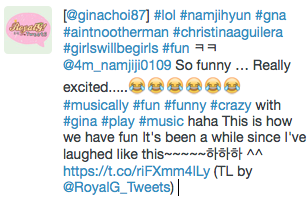 RoyalG_Tweets's tweet photo. [@ginachoi87] https://t.co/UQzESWufFF https://t.co/xnGd6f7gnW