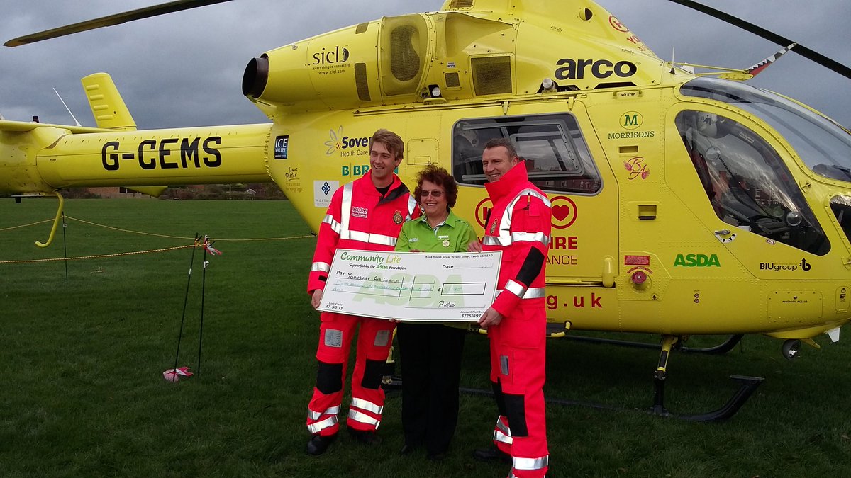 AsdaPudseyStore's tweet photo. Cheque presentation to YAA from Asda Pudsey and  Yorkshire region of £51.118 also with top ups from @AsdaFoundation https://t.co/U6wM3Sn1r6