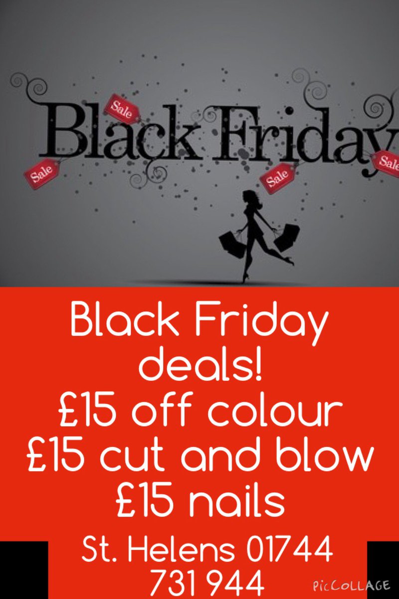 We have Black Friday in St. Helens with our 15 deals- who wants to see this in another salon???