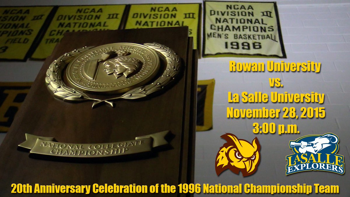 RowanAthletics's tweet photo. @RowanMBB vs. @GoExplorers is just days away! #D3vsD1 https://t.co/hqk6eygUOT