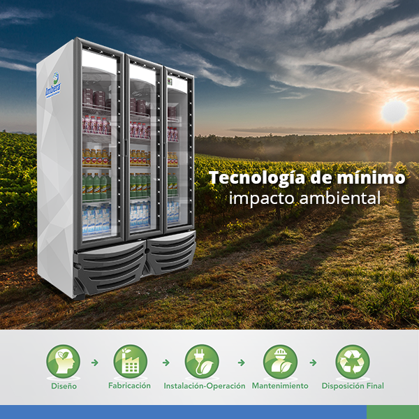 imberacol's tweet photo. Aseguramos el mínimo impacto ambiental durante el ciclo de vida de nuestros refrigeradores. https://t.co/X2rByeVWdj