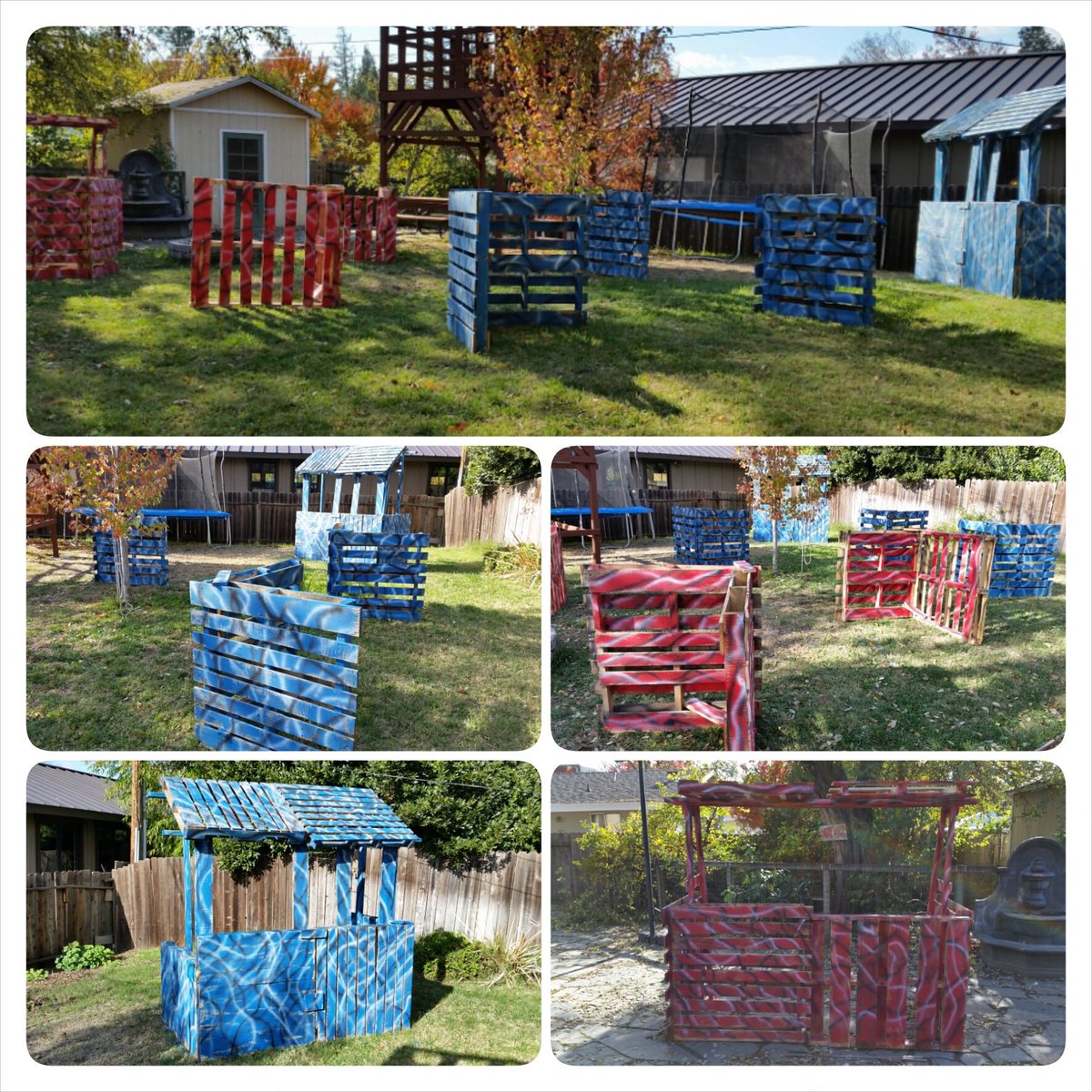 Hotel Nonsens Whirlpool Ryan Lundquist on Twitter: "The backyard nerf battlefield is almost done.  22 pallets. Check. Camouflage paint. Check. #fatherhood #nerf  https://t.co/2Y7P9kJKb0" / Twitter