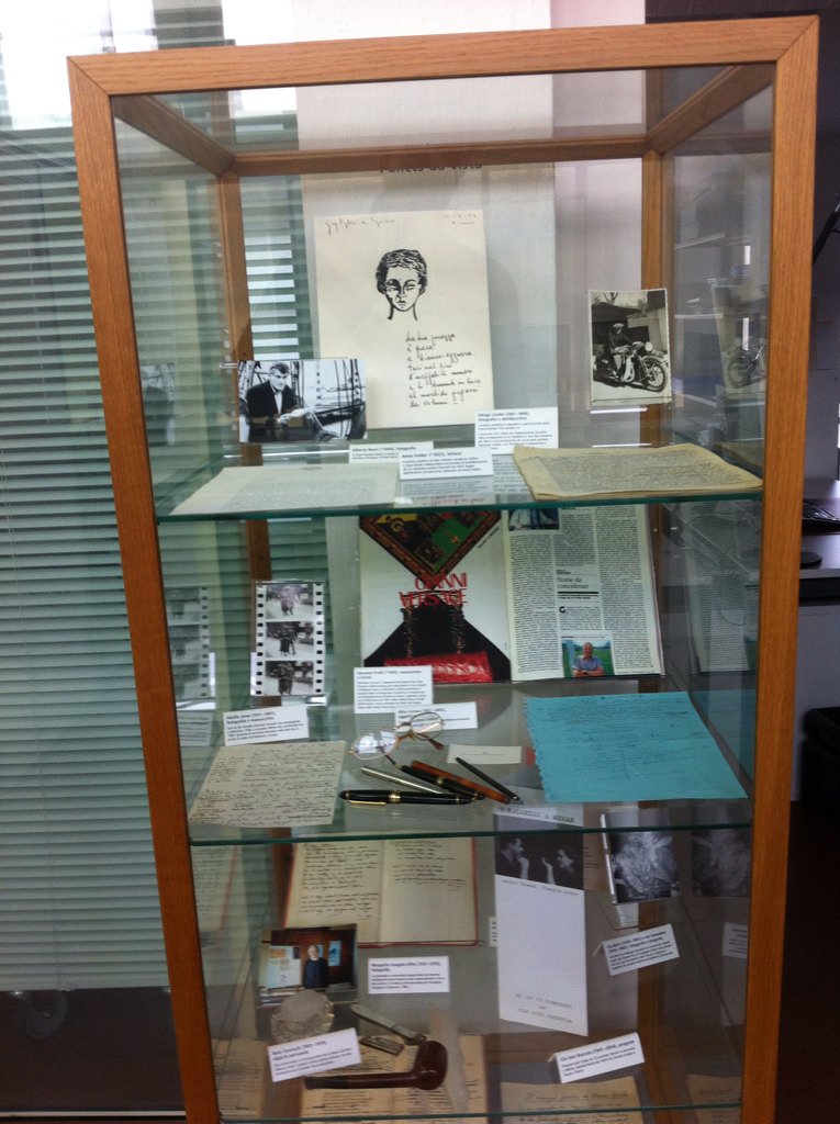 Innovationstur's tweet photo. Det schweiziske litteraturarkiv, Bern. Hesse-salen. https://t.co/TM4qKPrPJ1