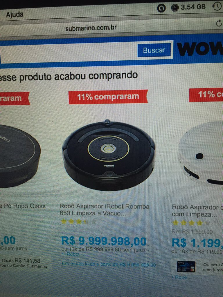 SNarcisoNeto's tweet photo. As lojas já estão subindo os preços para dar os falsos descontos na black friday https://t.co/yJxGeDczyf