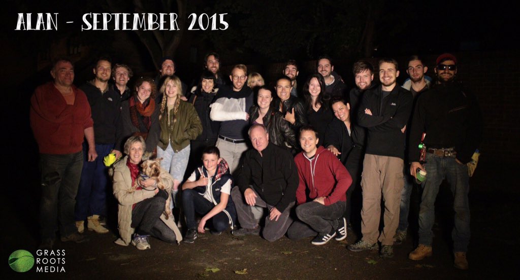 MhairiCalveyAct's tweet photo. Love this photo @AlanTheFilm team after we wrapped filming. Such an awesome team. #filmingfamily #actors https://t.co/IPRzsqBEZE