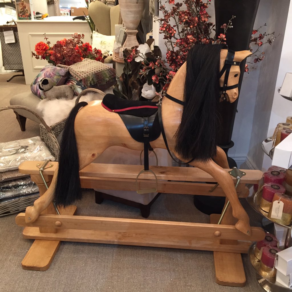 jamesbrindley's tweet photo. We have a beautiful rocking horse in store @jamesbrindley #rockinghorse #christmaspresent #traditionaltoys #special https://t.co/Y512eUqSrv