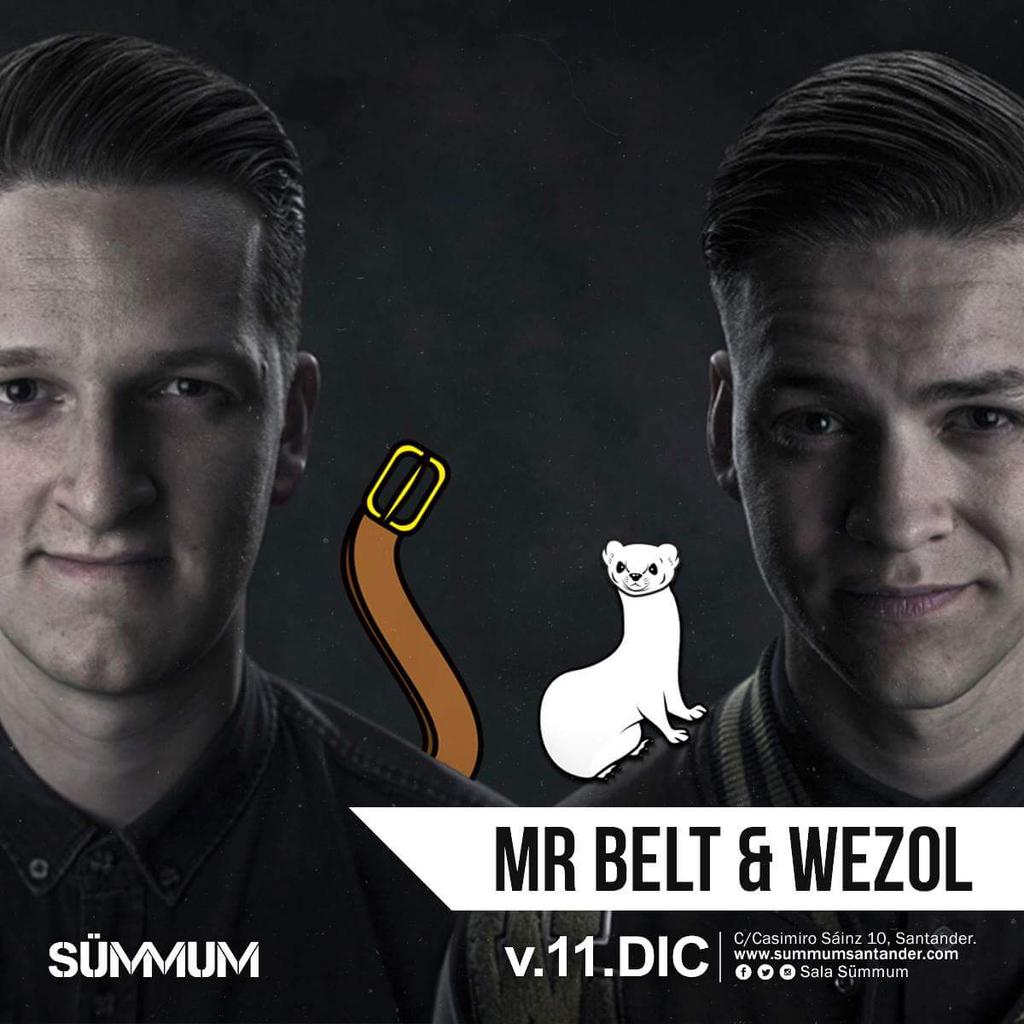 Apertura oficial de Sala Sümmum el próximo 11 de diciembre con <a href="/mrbeltandwezol/">Mr. Belt & Wezol</a> 

RT!