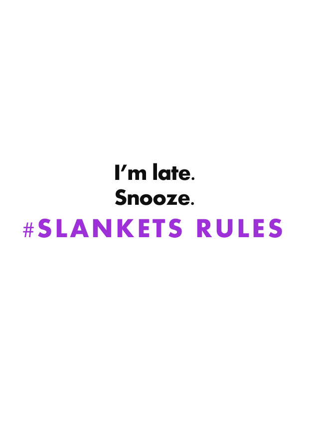 BriefBreak's tweet photo. @OneMinuteBriefs #creative #advertising 
#SLANKETS RULES... https://t.co/QaqvyaQONh