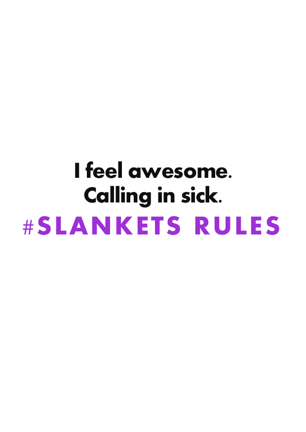 BriefBreak's tweet photo. @OneMinuteBriefs #creative #advertising 
#SLANKETS RULES... https://t.co/QaqvyaQONh
